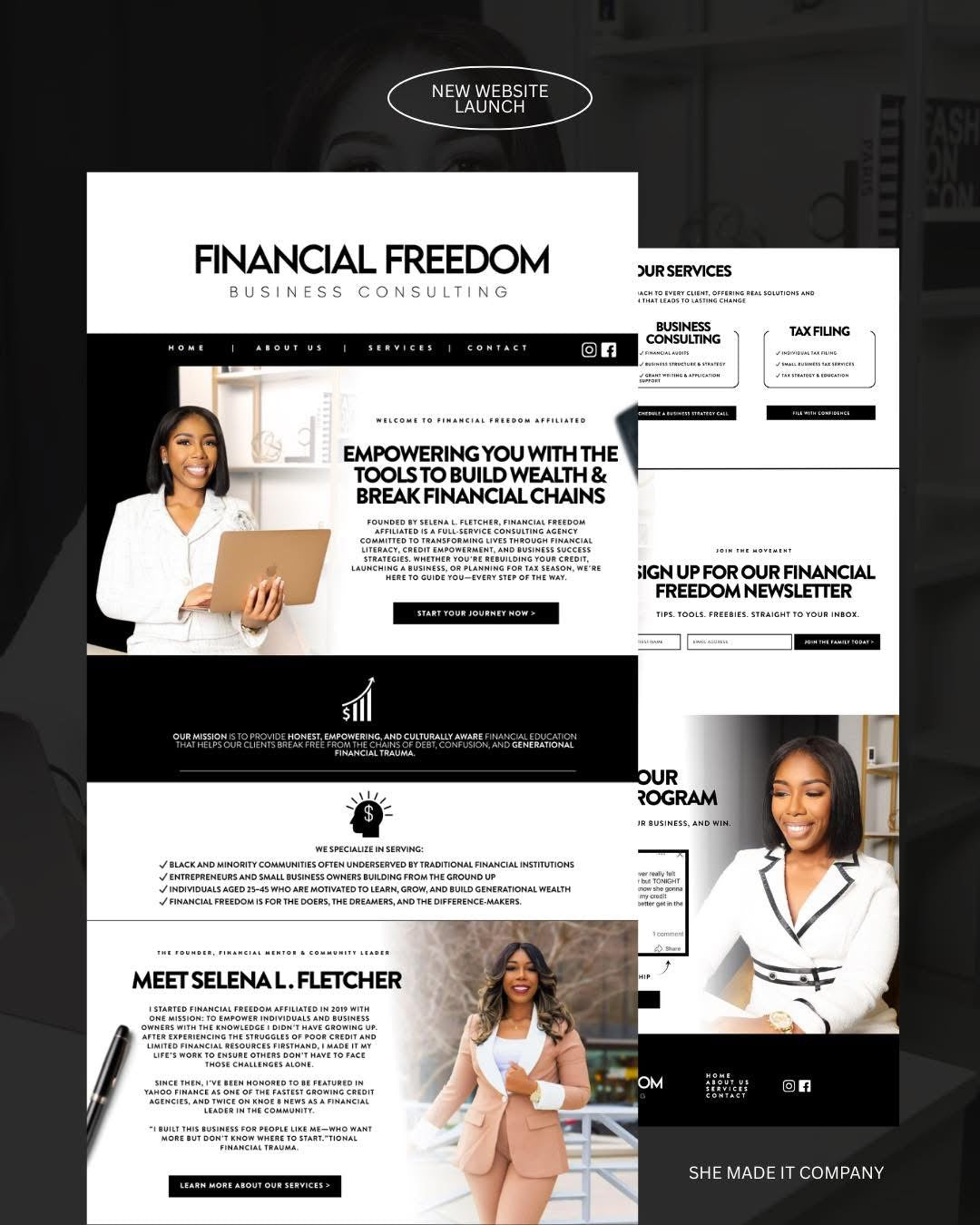Tax Wix Website Design