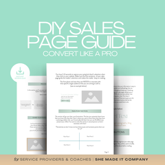 DIY Sales Page Guide