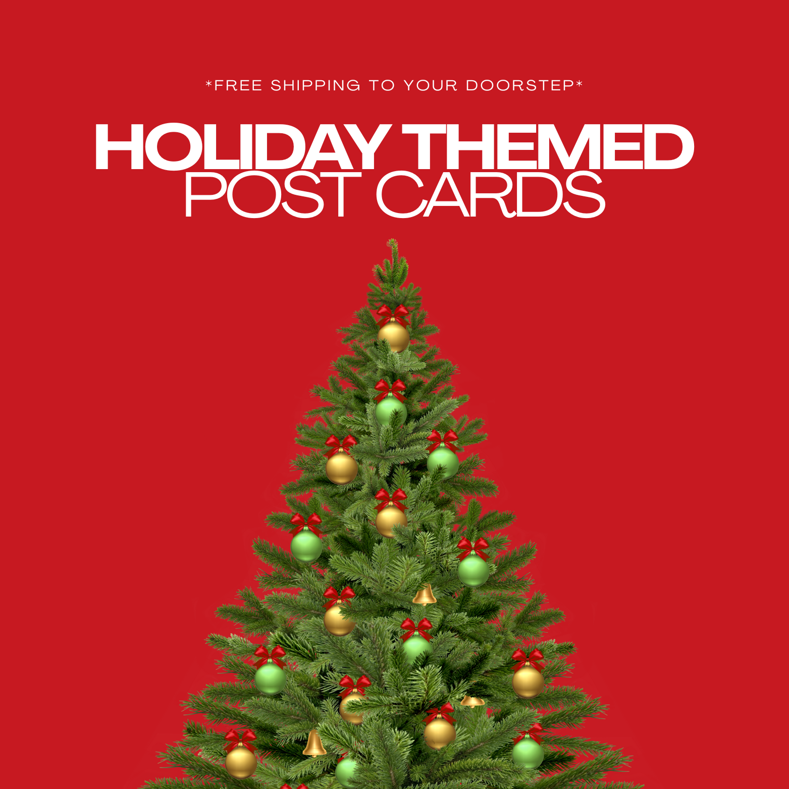 Holiday Themed Postcards (FREE Shipping)
